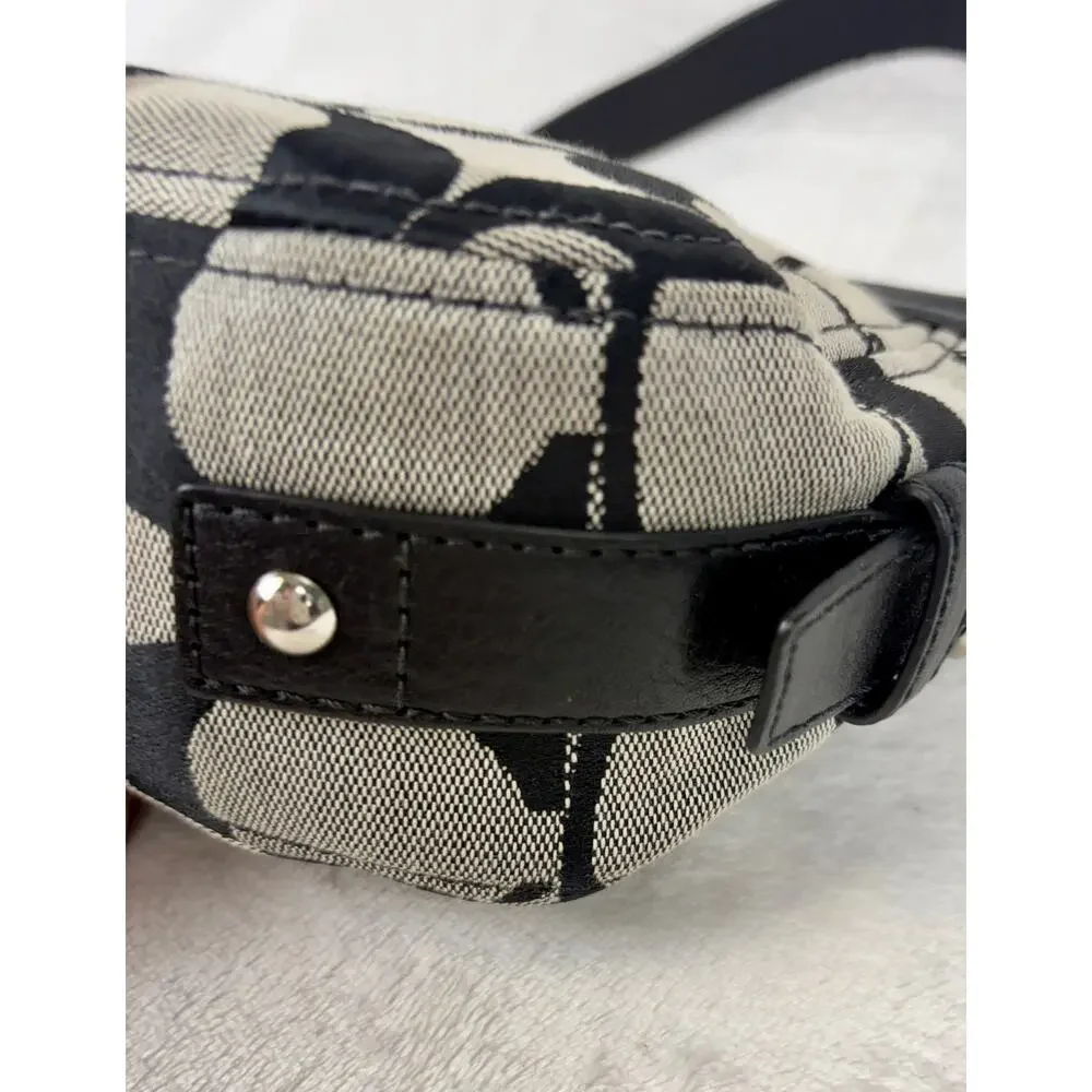 Coach Y2K Mini Zoe Compact Hobo with Matching Signature Pleated Wristlet Pouch